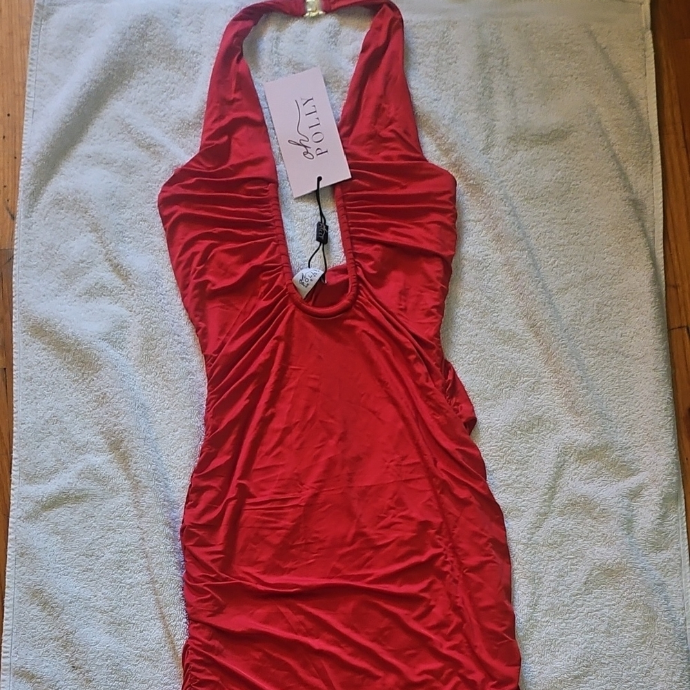 Oh Polly Red Mini Dress